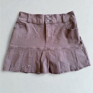 Hollister Mauve Pleated Skirt